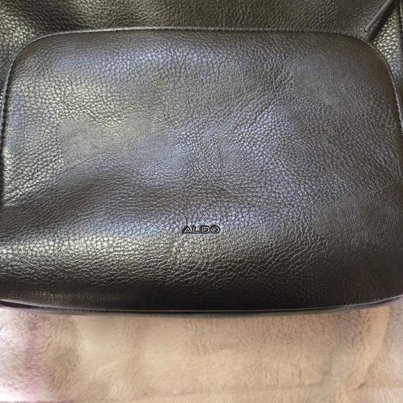 Aldo Black Textured Backpack - Picture 3 of 6